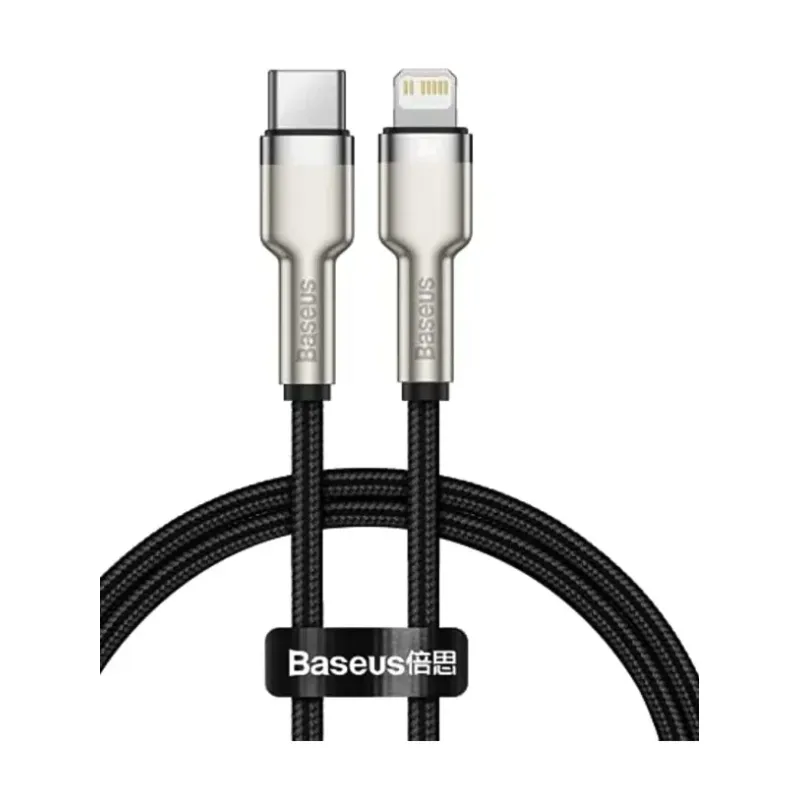 Baseus Cafule Series Metal Data Cable USB-C to Lightning PD 20W 1m (Black)