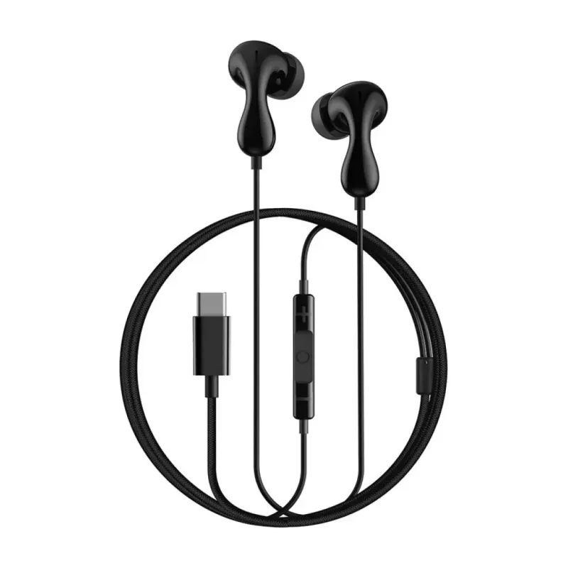 Baseus Encok CZ20 USB-C Wired Earphones (Cluster Black)