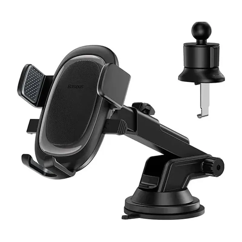 Baseus UltraControl Pro Series Clamp-Type Car Holder Set (Black)
