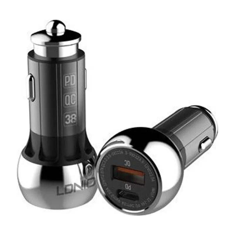 LDNIO C1 36W Metal Car Charger (PD + QC3.0)