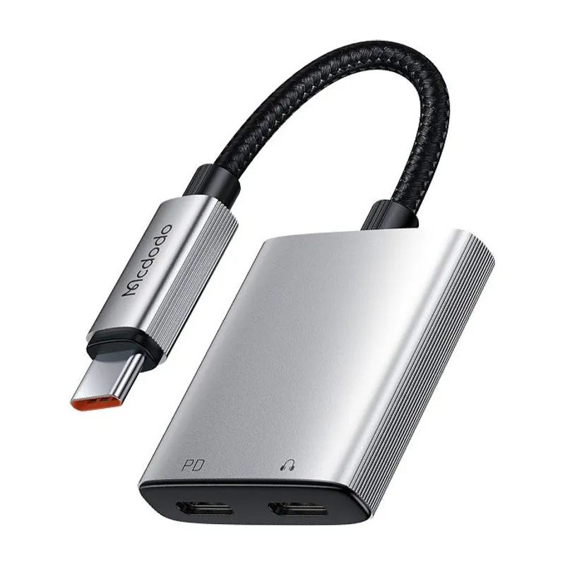 Mcdodo 2-in-1 USB-C to Dual USB-C Audio + 60W Charging Adapter (CA-5570)