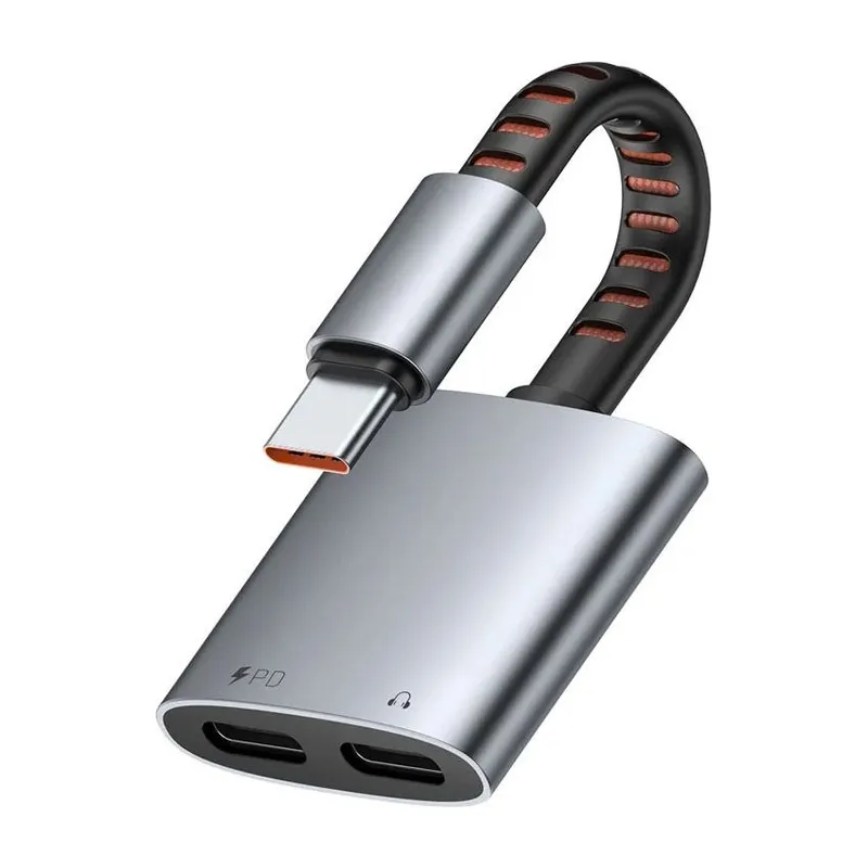 Mcdodo 2-in-1 USB-C to Dual USB-C Audio + Charging Adapter (CA-3370)