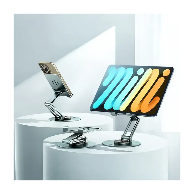 Remax RM-C37 Alloy Folding & Rotating Phone/Tablet Holder