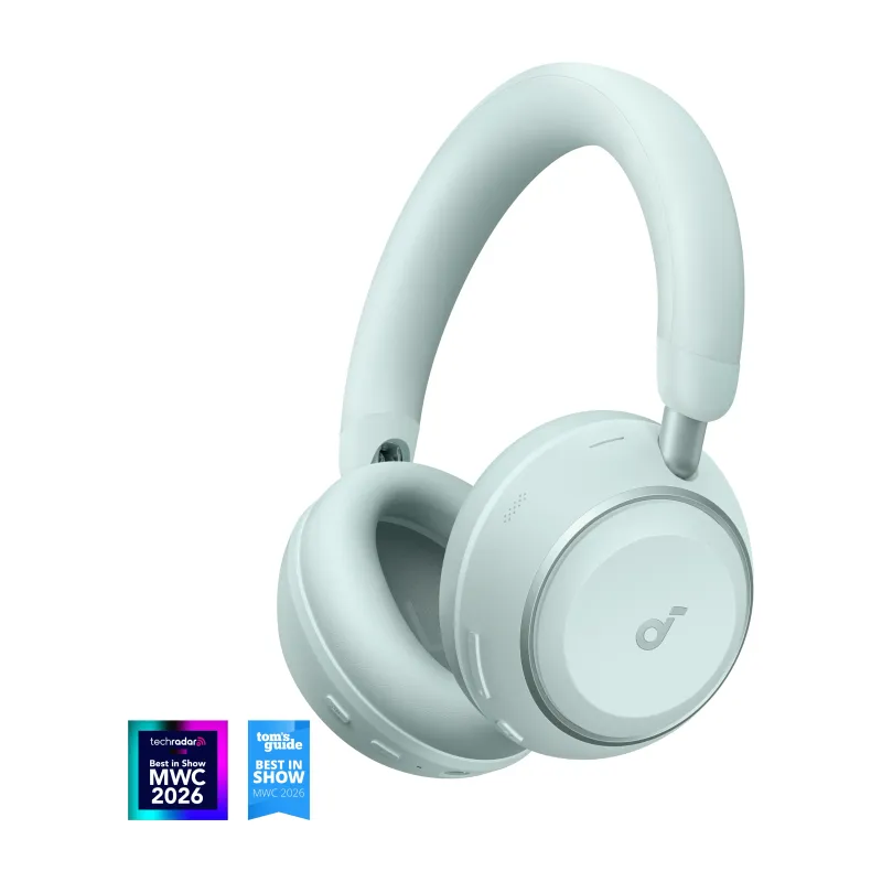 Soundcore Space 2 Wireless Noise Cancelling Headphones (D1402) (Black)