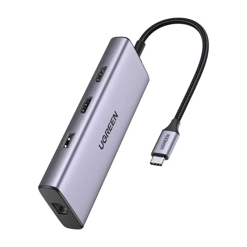 UGREEN Revodok 9-in-1 USB-C Docking Station, Dual HDMI 4K@60Hz (90119)