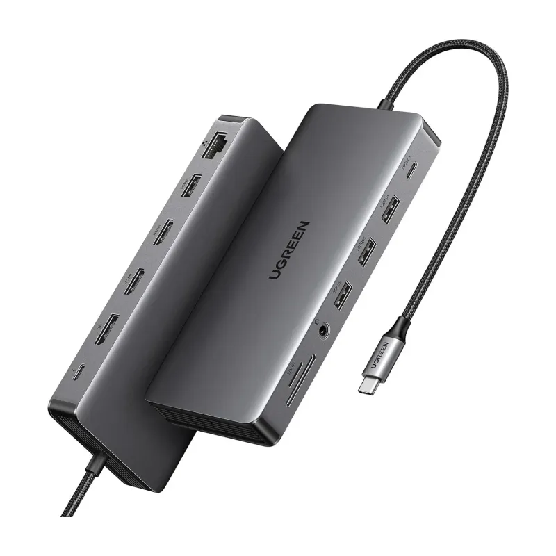 UGREEN Revodok Pro 313 13-in-1 USB-C Docking Station, Triple Display (15978)