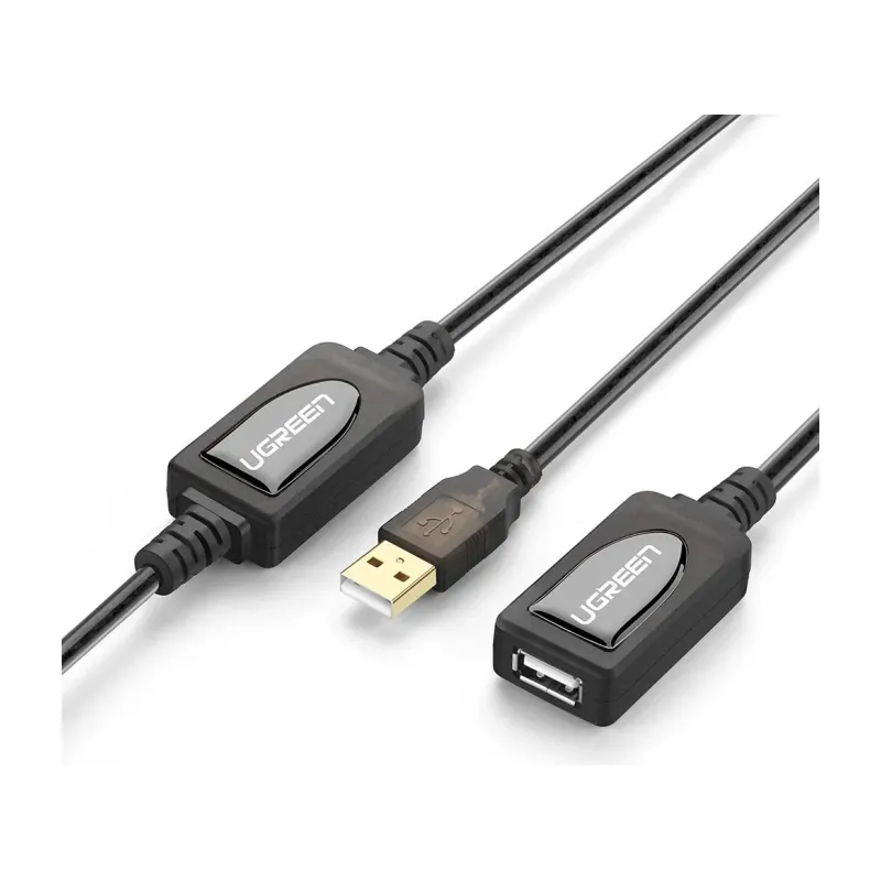 UGREEN USB 2.0 Active Extension Cable with Chipset, 15m (10323)