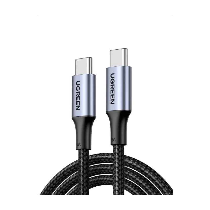 UGREEN USB-C to USB-C Cable 100W, Aluminium Braided, 2m (70429)