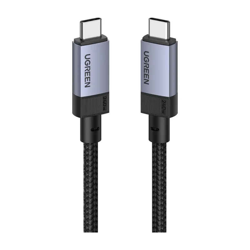 UGREEN USB4 USB-C Cable 240W, 40Gbps, 8K@60Hz, 1m (65175)