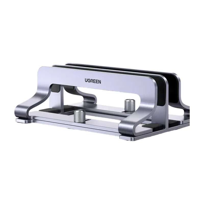 UGREEN Vertical Laptop Stand, Dual Slot, Aluminium (60643)